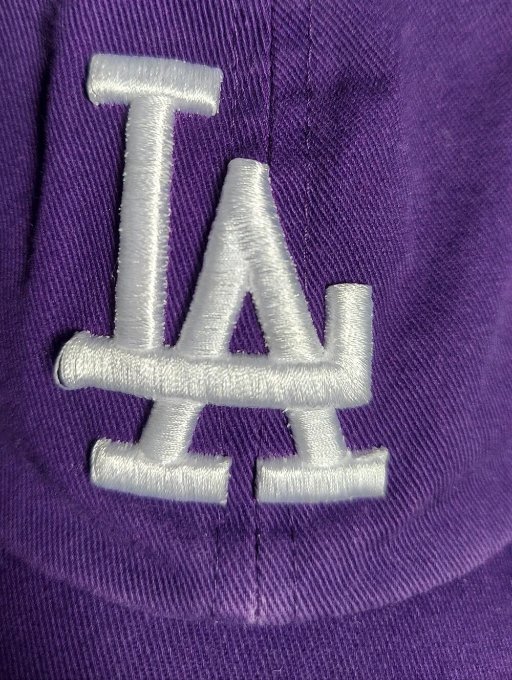 Los Angeles Dodgers Purple Clean Up Baseball Hat With Adjustable Straps